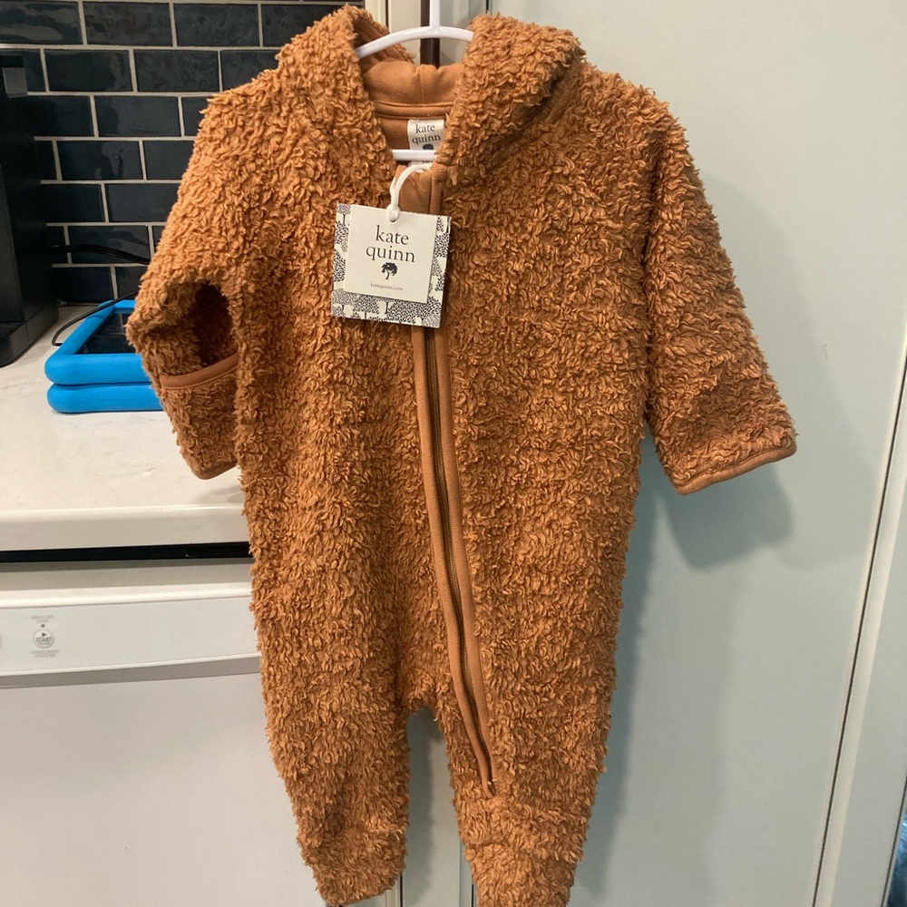 NWT Kate Quinn Shaggy Fleece Romper